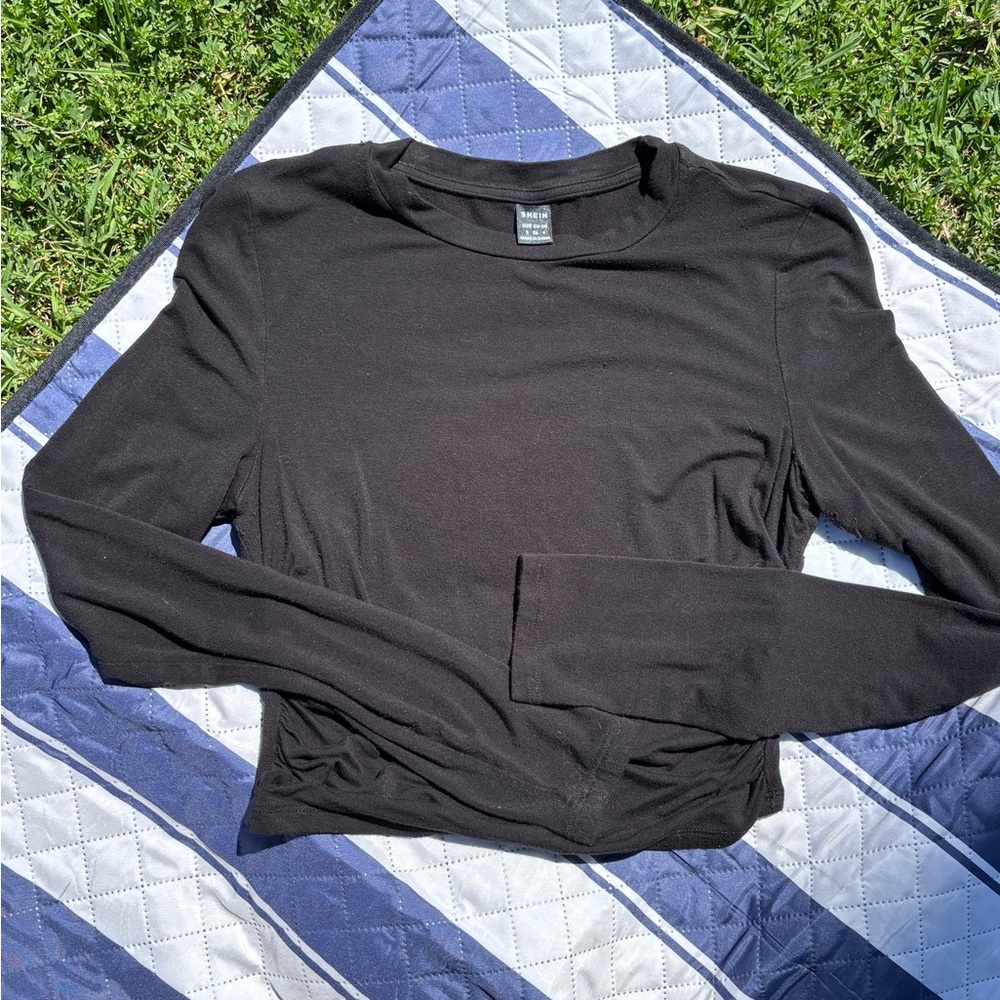 Black Long Sleeve Top